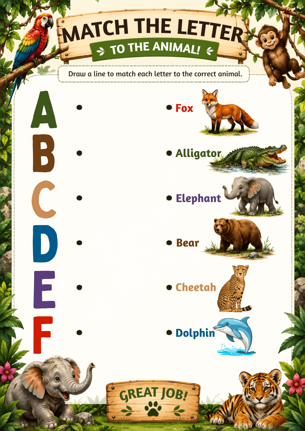 Animals A–Z Activity Book | Trace, Match & Colour - photo 2