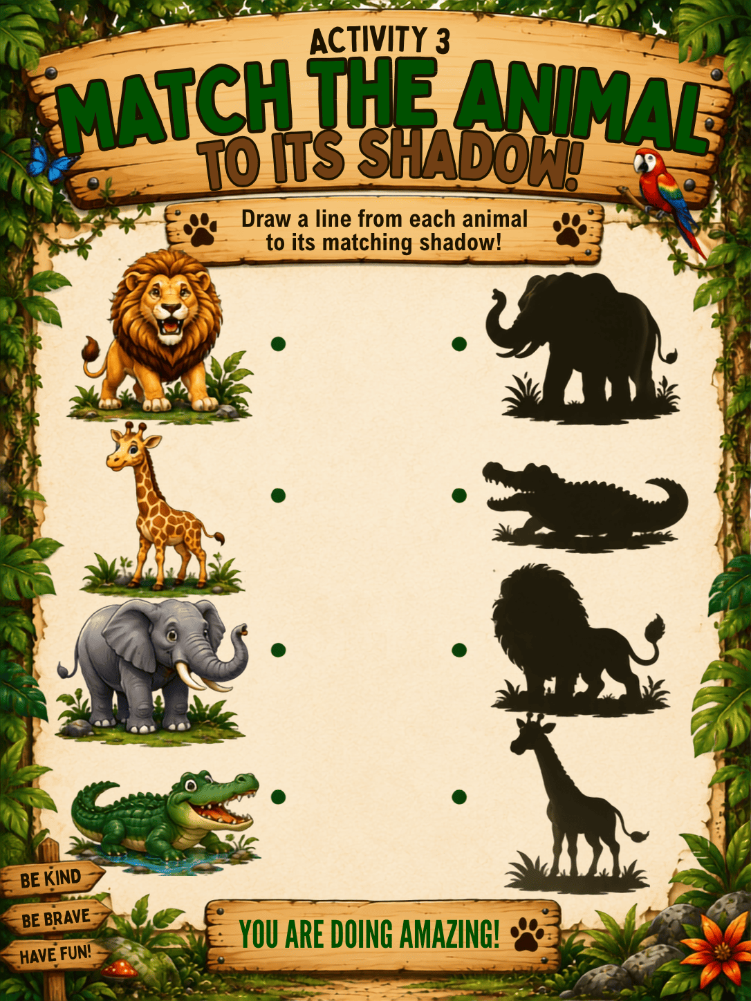 Animals A–Z Activity Book | Trace, Match & Colour - photo 3