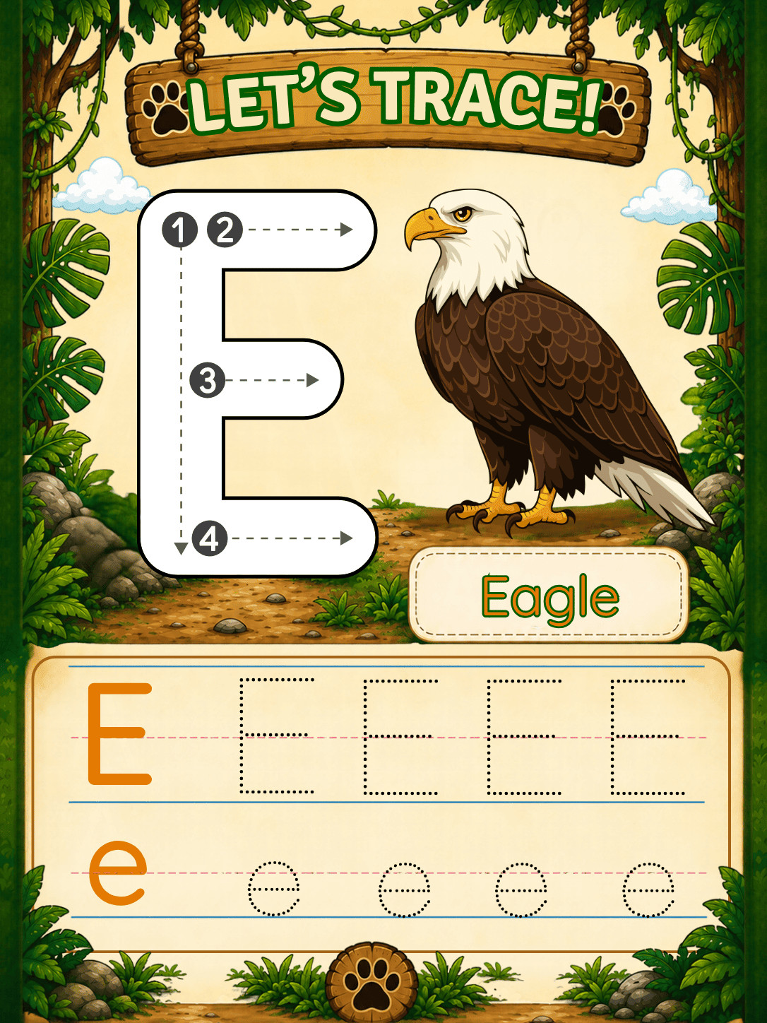 Animals A–Z Activity Book | Trace, Match & Colour - photo 7