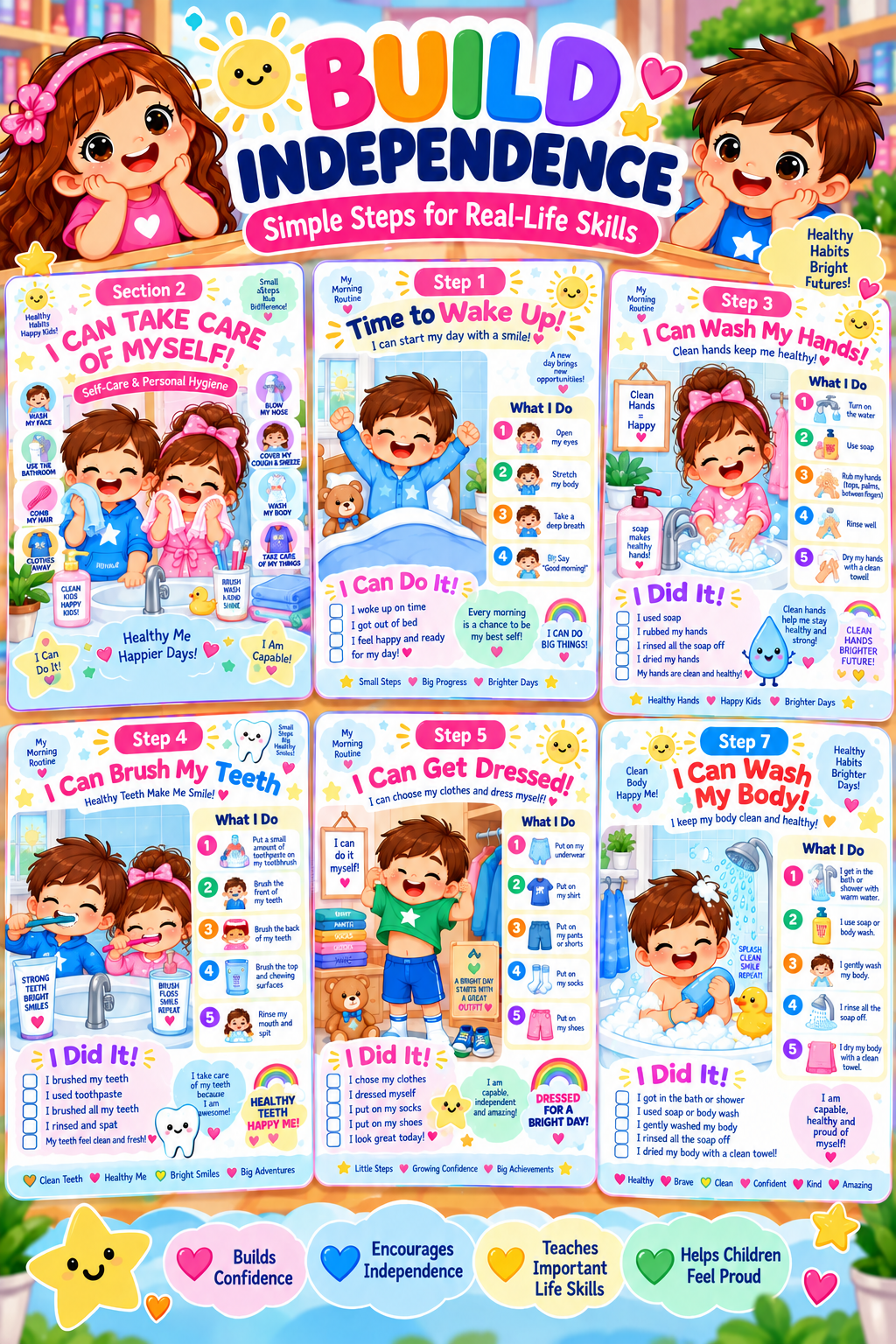 Preschool Independence Workbook | 60+ Pages - photo 4